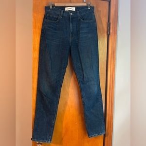 Julia high cigarette Jean dark wash